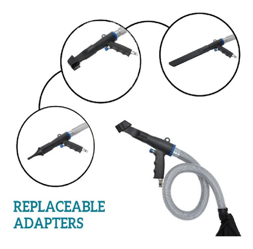 Imagen 4 de 6 de Aspiradora Neumática Pistola Para Compresor Soplado Psi