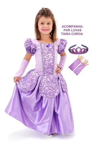 Fantasia princesa hotsell sofia luxo
