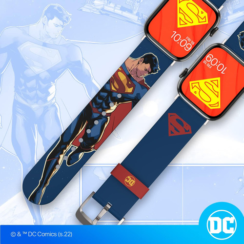 Colección De Correas De Reloj Inteligente Dc Comics, Con Lic
