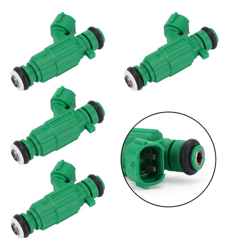 M 4 Inyectores De Combustible Para Hyundai Accent 1.6l L4