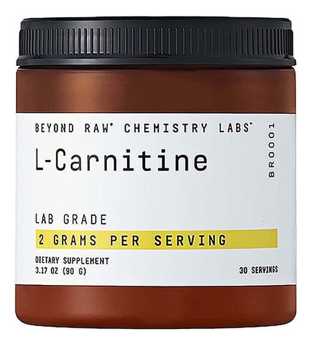 Beyond Raw Chemistry Labs L-carnitina En Polvo