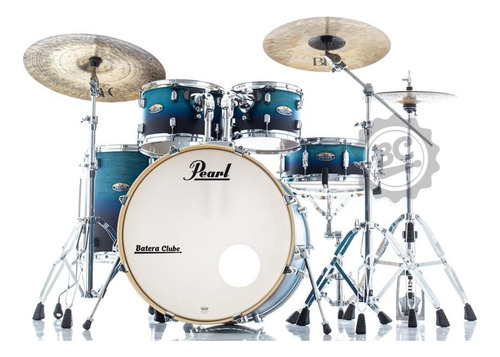 Bateria Pearl Decade Maple Azure 20,10,12,14 Ferragens