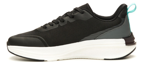 Zapatilla Deportiva Tejida Negra Rebel Mujer Atomik