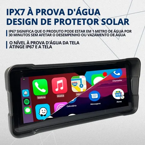 Multimídia Knup Kp-ra933 Para Moto: 7 Carplay/android Auto | Frete