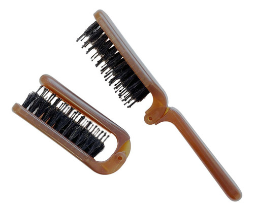 Clm De Cerdas Plegable Peine Plegable Para El Cabello De