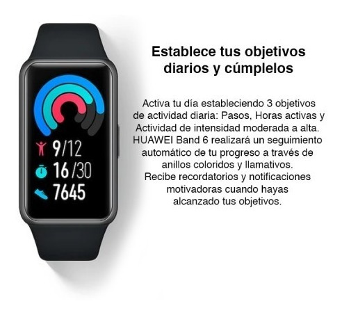 Imagen 3 de 5 de Huawei Band 6 Smartwatch 96 M. Deportivos Oxímetro 2021