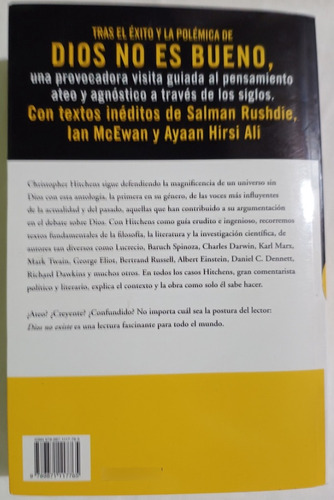 Libro Dios No Existe / Christopher Hitchens / Formato Grande
