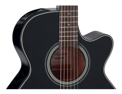 Guitarra acústica Takamine GD15CE para diestros black gloss brillante