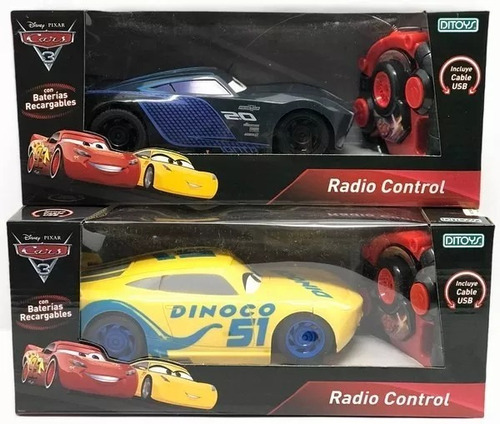 Auto Radio Control Disney Cars Usb 21 Cm 2 Modelos  Palermo