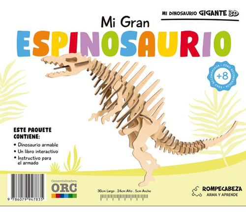 Mi Dinosaurio Gigante 3d. Mi Gran Espinosaurio / Pd.