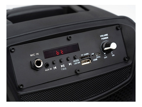 Bafle 2x8 Pulgadas Select Sound Iron Tws Bluetooth 5,000w Color Negro