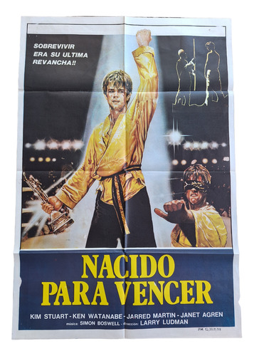 Poster Afiche Cine Original Nacido Para Vencer *