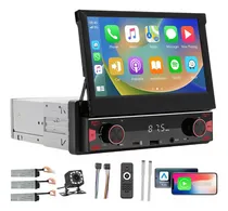 Comprar Autoestéreo Carsapro 9619C Retráctil Carplay Android Auto 1din Táctil 7 Pulgadas Pantalla para carro Mirrorlink Bluetooth Auto Estereo Cámara 60W*4 EQ FM BT HD AUX TF USB