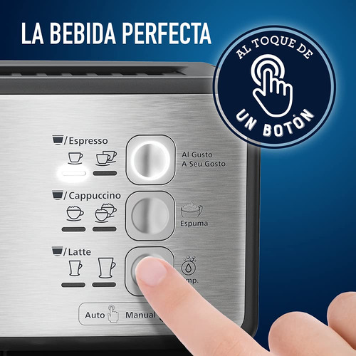 Cafetera Automática De Espresso Oster Primalatte Plateada Bv