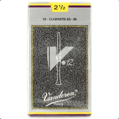 2 Palhetas P/clarinete Sib V.12 Nº 2,5 Cr1925 Vandoren