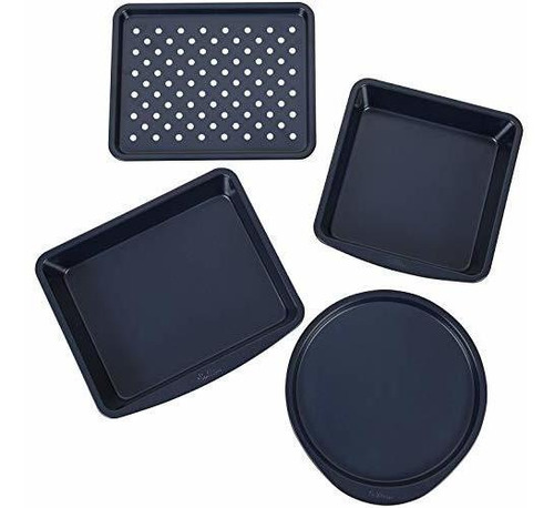 Wilton - Juego De 4 Tostadoras Para Horno (antiadherentes, C