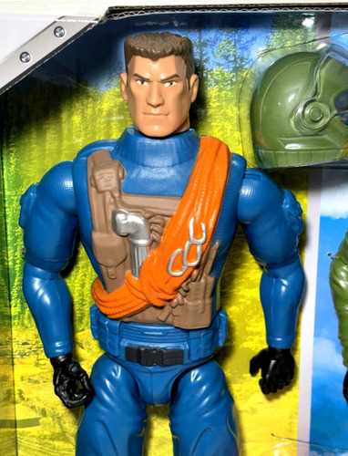 Coleção Conjunto 4 Bonecos Articulados Profissões Com Acessórios - Boneco Menino Estilo Max Steel Profissão - Members Mark : Explorador Da Natureza + Piloto De Avião Caça + Bombeiro + Astronauta