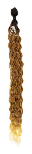 Pelo vegetal Fatima Sleek, rizado y ecológico, 300 g, color TT4/T30B/24B