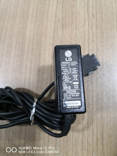 Cargador Adaptador LG Ta-22gt2 Ac A Dc Salida De 5.2v 800ma 