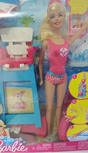 Barbie Quero Ser Salva-Vidas - Brinquedo Mattel