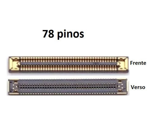 Conector Fpc Placa Mae A12 / A32 / A52 / A72 / A42