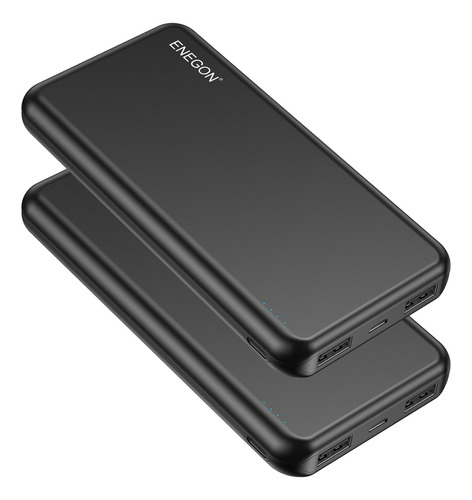 Enegon Power Bank Paquete De 2 10000mah Bateria Portatil