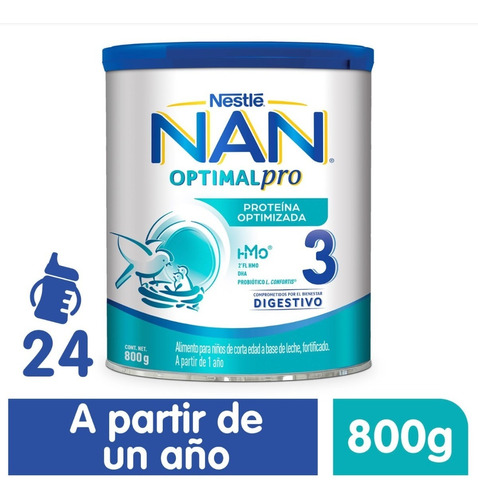 Fórmula Infantil Nan Optipro Etapa 3 800 Gr