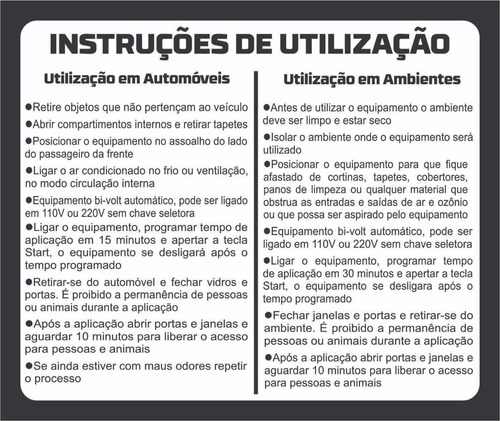 Nxt-01 Gerador De Ozônio P/ Ambientes E Automóveis - Branco