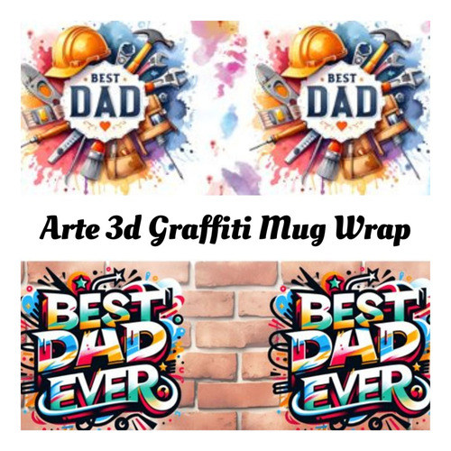Arte Digital 1 Para Sublimar: Tazas 11 Oz Día Del Padre