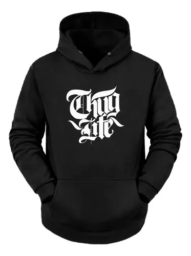Thug life hoodie hotsell