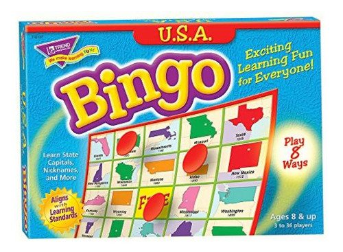 Trend Enterprises Inc Juego De Bingo De Ee.uu