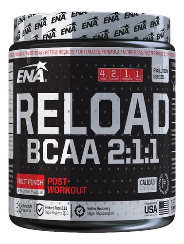 Reload (220 Grs) Ena Sport - Post Entrenamiento Recuperación