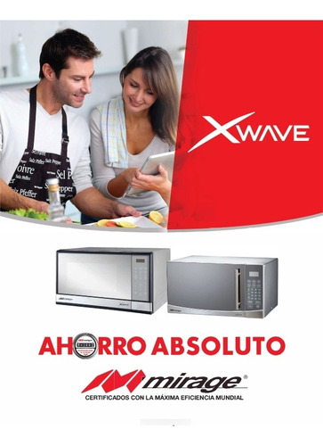 Microondas Mirage Mwd020e Plata 0.7 Ft3 127v