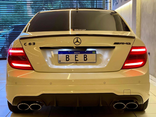 Mercedes C63 Amg 6.2 V8 2012 Com Teto Solar 40.000km Top