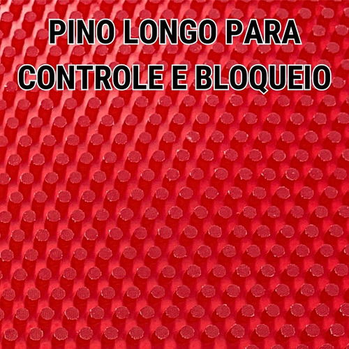 Borracha Pino Longo Yinhe 955 Ox Sem Esponja Tênis De Mesa Vermelha