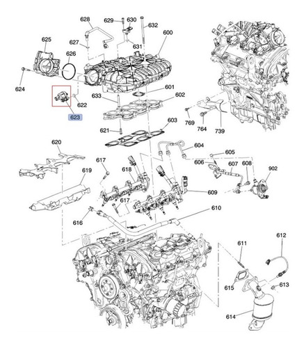 Valvula Evaporadora Canister Buick Enclave V6 3.6l 2013