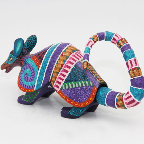 Alebrije Armadillo De Madera Tallada, Aripo