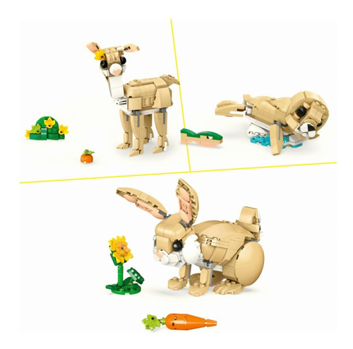 Lego® Creator 3en1 Lindo Conejito Juguete De Construcción
