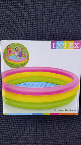 Piscina Inflable Para Niños, Intex, Medidas 1.47m X 33cm