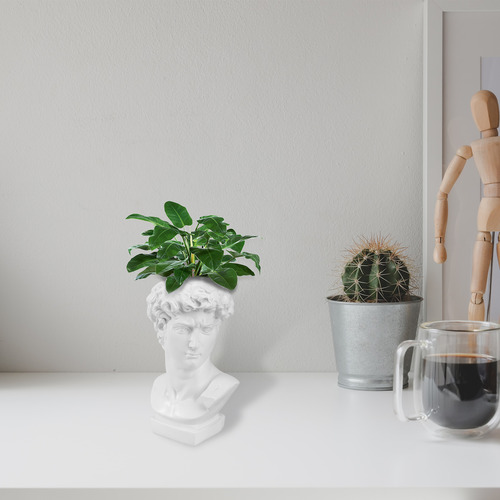 Tocador Pots Con Forma De Estatua Blanca Para Interiores