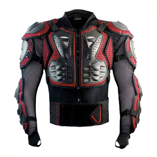 Pechera Integral Body Armor Moto Enduro Red Scoyco Talle Xl