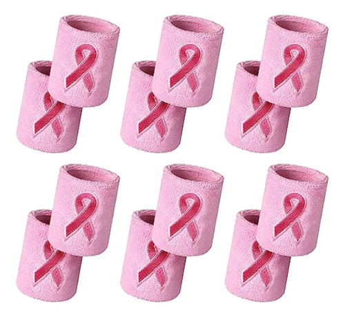 Honoson 12 Pulseras De Cinta Rosa Para