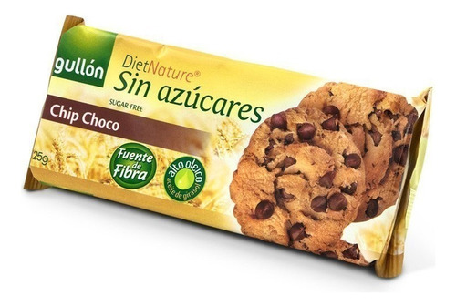 Galleta Sin Azúcar Chip Choco Gullón 125g