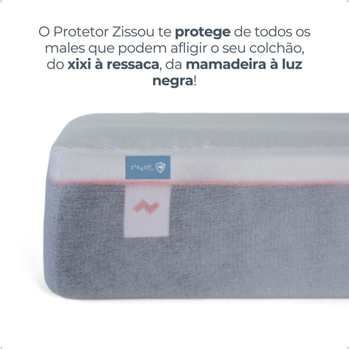Protetor De Colchão Zissou Solteiro Especial (203 x96x32)