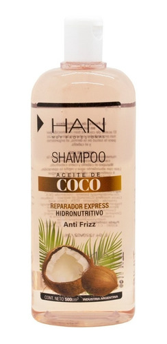 Han Coco Shampoo Reparador Anti Frizz Cabello 500ml Local
