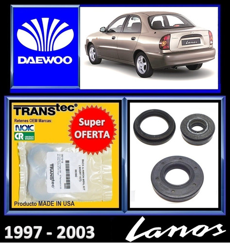 Daewoo Lanos Kit Reparar Cremallera Dirección Hidráulica