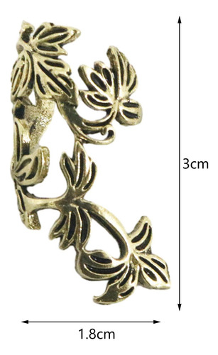 3 Paquete De 2-4 Pendientes De Clip De Estilo 3 Cm X 1,8 Cm