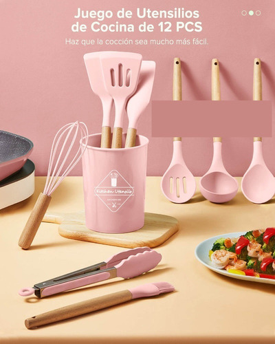Juego De Utensilios De Cocina De Silicona De 12 Piezas.