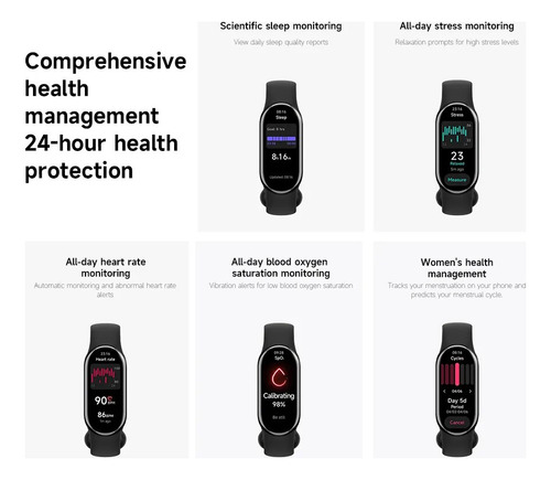 Smartband Xiaomi Mi Band 8 Relógio Inteligente