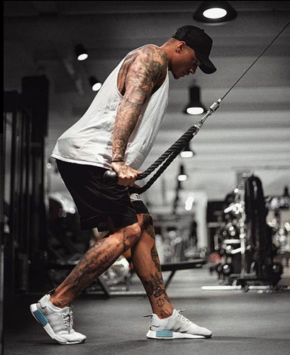 Imagen 6 de 7 de Lazo Cuerda Tríceps Bíceps Gimnasio Profesional Multifuerza
